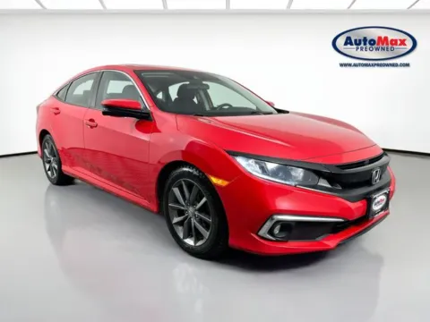 Red 2019 Honda Civic EX for sale in Marlborough, MA