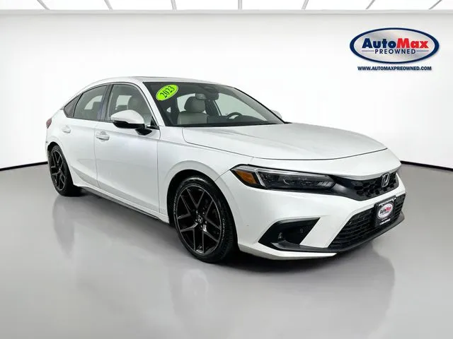White 2023 Honda Civic Sport Touring for sale in Marlborough, MA