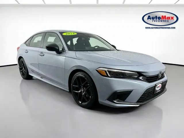 Blue 2024 Honda Civic Sport for sale in Marlborough, MA