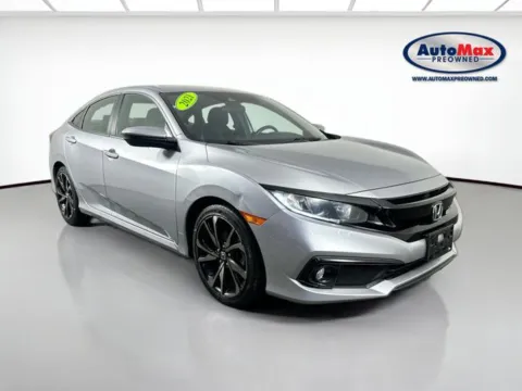 Silver 2021 Honda Civic Sport for sale in Marlborough, MA