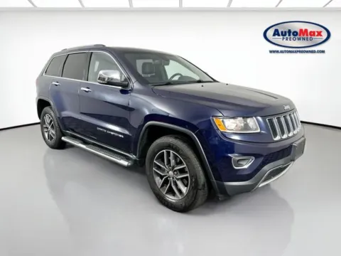 Blue 2016 Jeep Grand Cherokee Limited for sale in Marlborough, MA