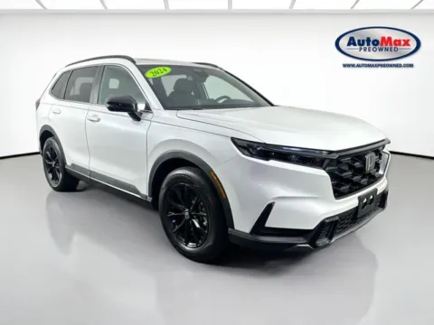 White 2024 Honda CR-V Hybrid Sport for sale in Marlborough, MA