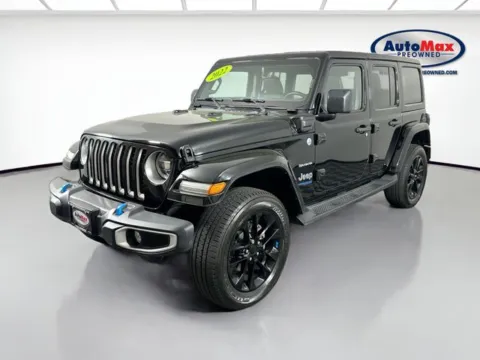 Another view of 2022 Jeep Wrangler Unlimited Sahara 4xe for sale in Marlborough, MA at AutoMax Marlborough