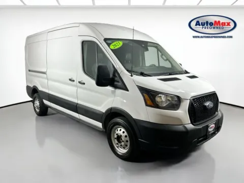 White 2023 Ford Transit-250 148" Medium Roof AWD for sale in Marlborough, MA