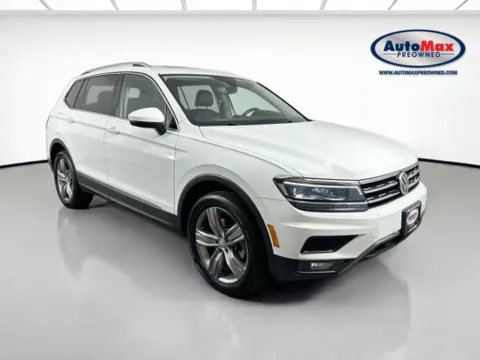 White 2019 Volkswagen Tiguan 2.0T SEL Premium for sale in Marlborough, MA
