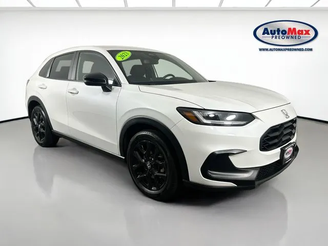 White 2023 Honda HR-V Sport for sale in Marlborough, MA