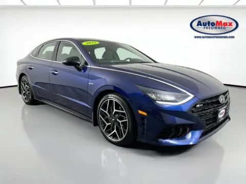 Blue 2022 Hyundai Sonata N Line for sale in Marlborough, MA