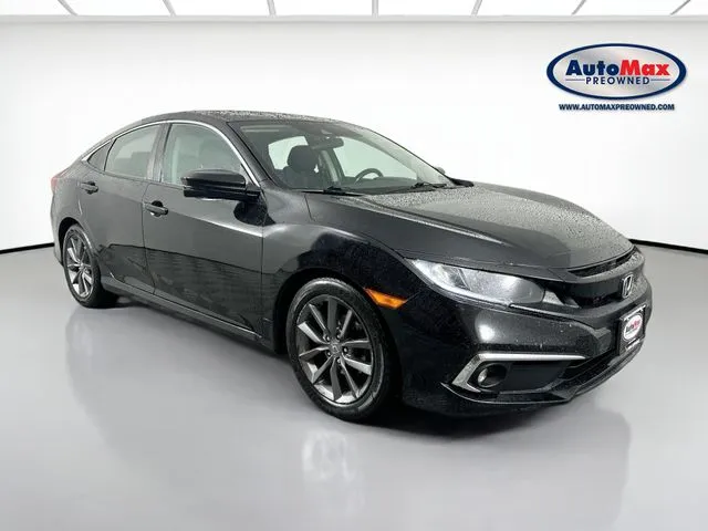 Black 2019 Honda Civic EX for sale in Marlborough, MA