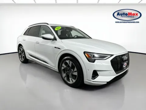 White 2021 Audi e-tron Premium for sale in Marlborough, MA