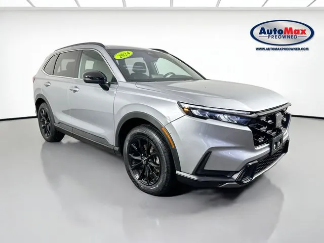 Silver 2024 Honda CR-V Hybrid Sport for sale in Marlborough, MA