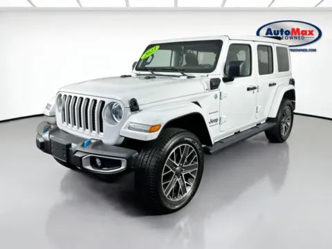 Another view of 2023 Jeep Wrangler Sahara 4xe for sale in Marlborough, MA at AutoMax Marlborough