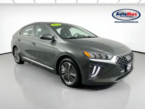 Gray 2021 Hyundai Ioniq Plug-In Hybrid SEL for sale in Marlborough, MA