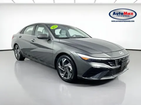 Gray 2024 Hyundai Elantra Hybrid Limited for sale in Marlborough, MA