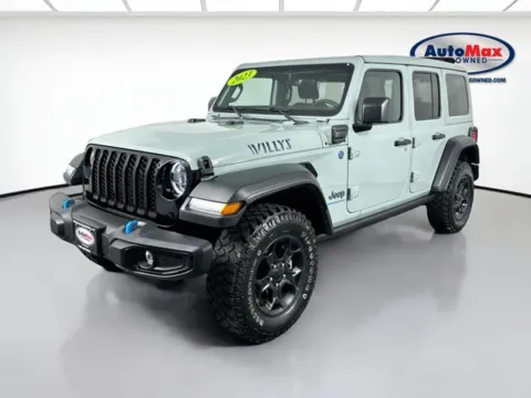 Another view of 2023 Jeep Wrangler Willys 4xe for sale in Marlborough, MA at AutoMax Marlborough