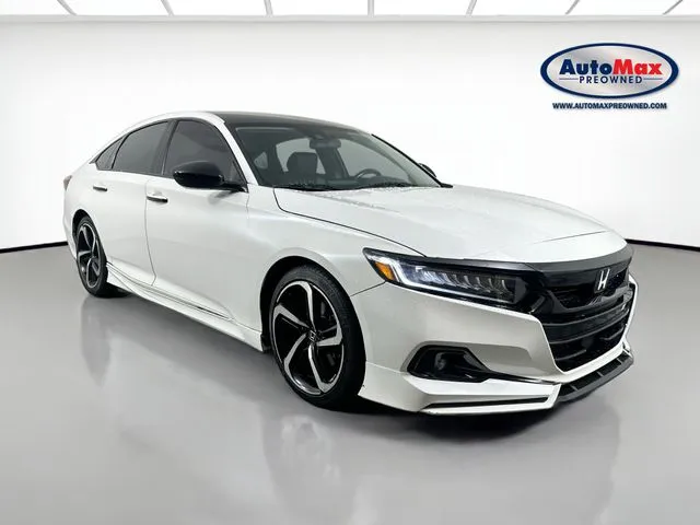 White 2021 Honda Accord Sport Special Edition for sale in Marlborough, MA
