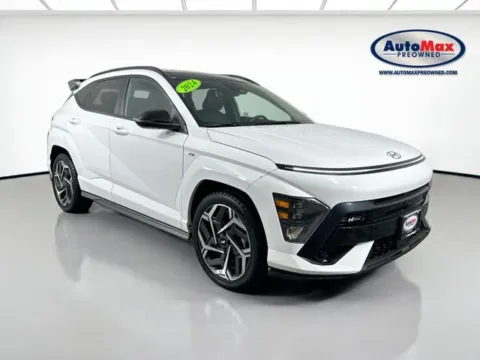 White 2024 Hyundai Kona N Line for sale in Marlborough, MA