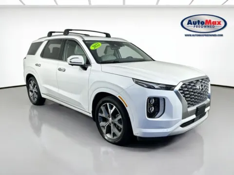 White 2022 Hyundai Palisade Limited for sale in Marlborough, MA