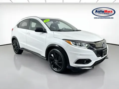 White 2021 Honda HR-V Sport for sale in Marlborough, MA