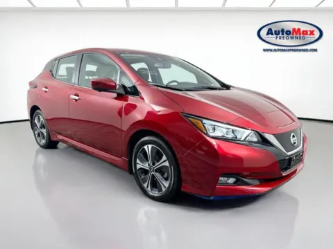 Red 2022 Nissan Leaf SV Plus for sale in Marlborough, MA