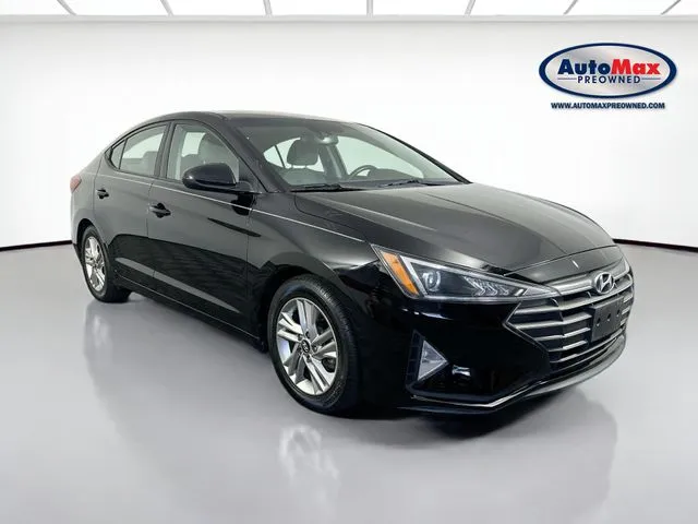 Black 2019 Hyundai Elantra Value Edition for sale in Marlborough, MA
