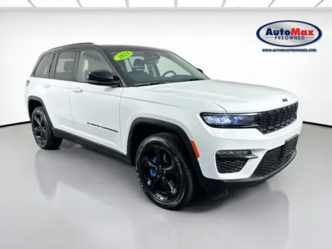White 2023 Jeep Grand Cherokee 4xe for sale in Marlborough, MA