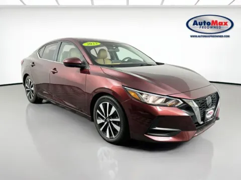 Red 2023 Nissan Sentra SV for sale in Marlborough, MA