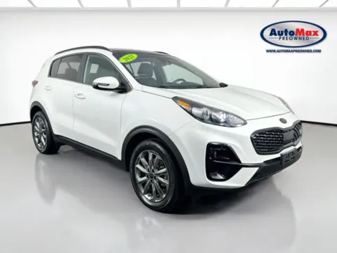 White 2021 Kia Sportage S for sale in Marlborough, MA