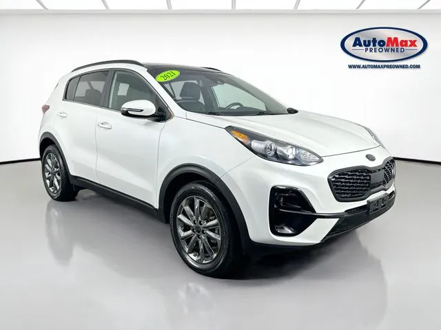 White 2021 Kia Sportage S for sale in Marlborough, MA