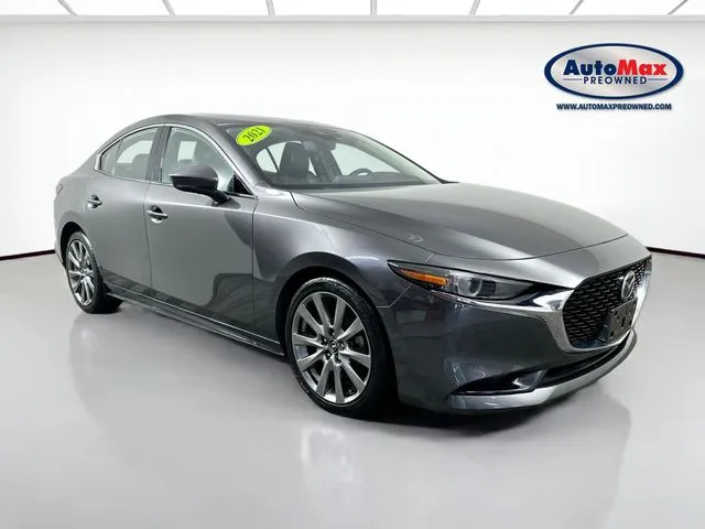 Gray 2021 Mazda Mazda3 Premium for sale in Marlborough, MA