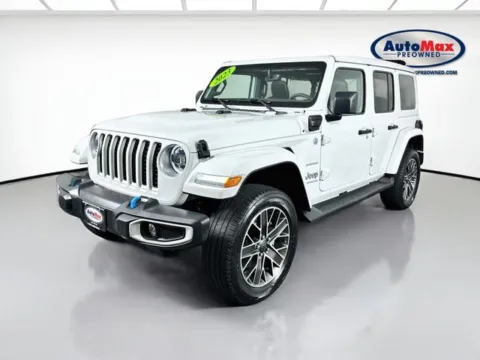 Another view of 2023 Jeep Wrangler Sahara 4xe for sale in Marlborough, MA at AutoMax Marlborough