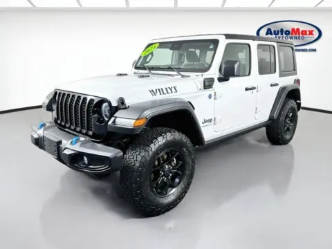Another view of 2024 Jeep Wrangler Willys 4xe for sale in Marlborough, MA at AutoMax Marlborough