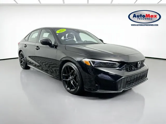 Black 2025 Honda Civic Sport for sale in Marlborough, MA