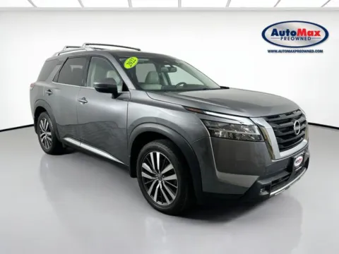 Gray 2022 Nissan Pathfinder Platinum for sale in Marlborough, MA
