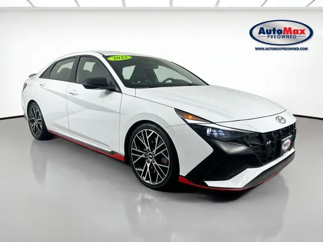 White 2022 Hyundai Elantra N for sale in Marlborough, MA