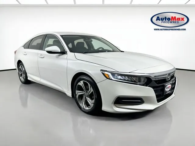 White 2018 Honda Accord LX for sale in Marlborough, MA