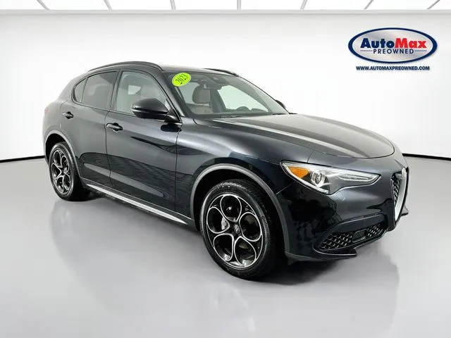 Black 2023 Alfa Romeo Stelvio Ti for sale in Marlborough, MA