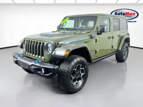 Another view of 2023 Jeep Wrangler Rubicon 4xe for sale in Marlborough, MA at AutoMax Marlborough