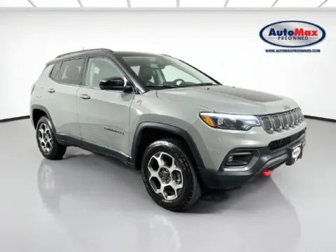 Gray 2022 Jeep Compass Trailhawk for sale in Marlborough, MA