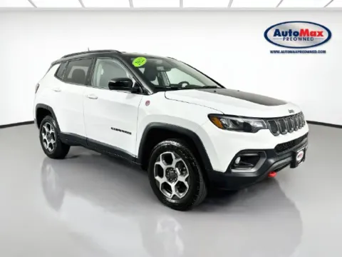 White 2022 Jeep Compass Trailhawk for sale in Marlborough, MA
