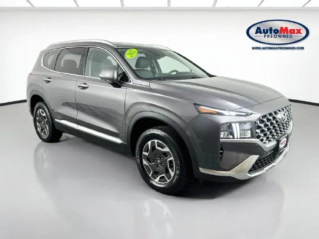 Gray 2022 Hyundai Santa Fe Hybrid Blue for sale in Marlborough, MA