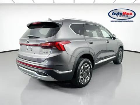 Photos of 2022 Hyundai Santa Fe Hybrid Blue for sale in Marlborough, MA at AutoMax Marlborough