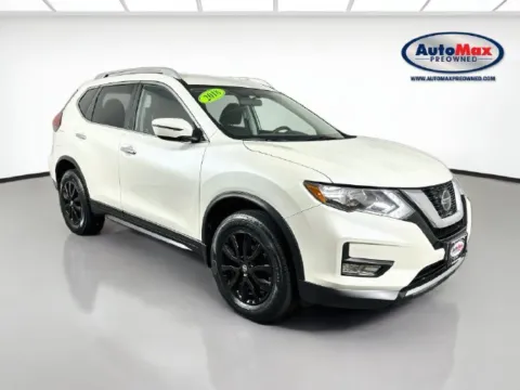 White 2018 Nissan Rogue SV for sale in Marlborough, MA