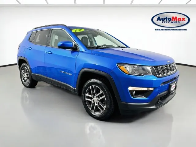 Blue 2020 Jeep Compass Latitude for sale in Marlborough, MA