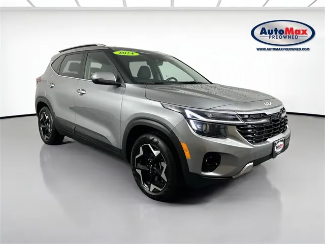 Gray 2024 Kia Seltos EX for sale in Marlborough, MA
