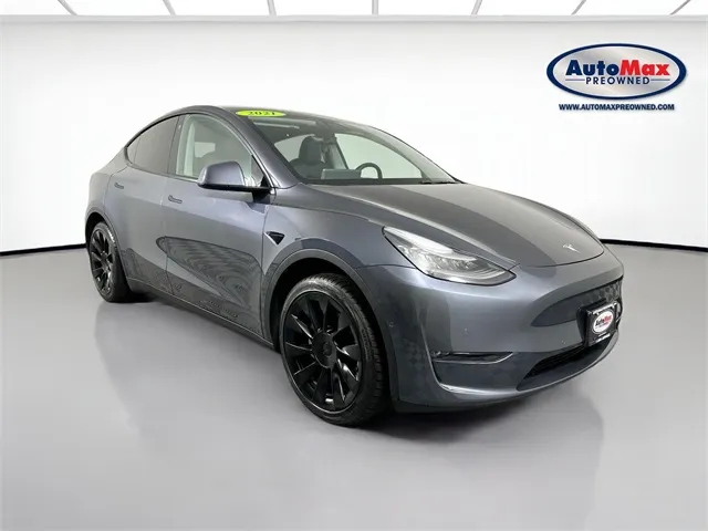 Silver 2021 Tesla Model Y Long Range for sale in Marlborough, MA