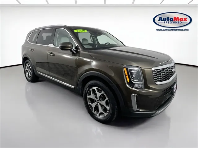 Green 2020 Kia Telluride EX for sale in Marlborough, MA