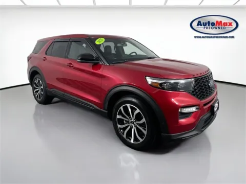 Red 2021 Ford Explorer ST for sale in Marlborough, MA