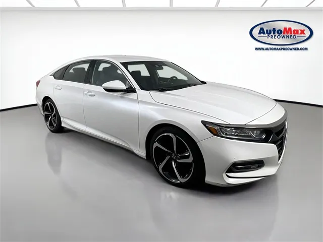White 2018 Honda Accord Sport for sale in Marlborough, MA