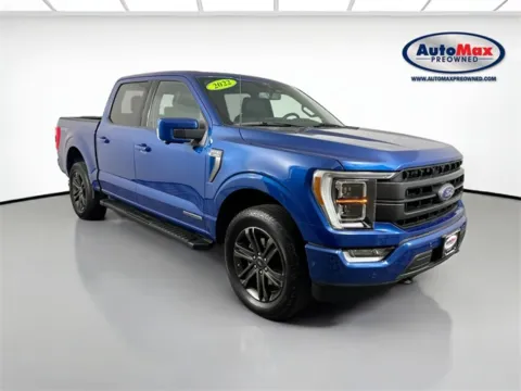 Blue 2022 Ford F-150 Lariat for sale in Marlborough, MA