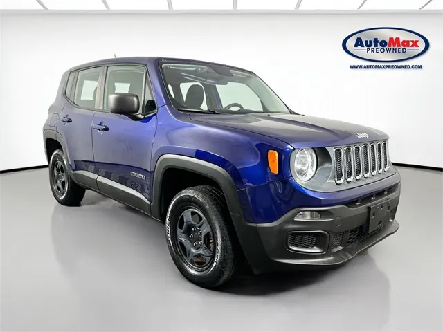 Blue 2017 Jeep Renegade Sport for sale in Marlborough, MA